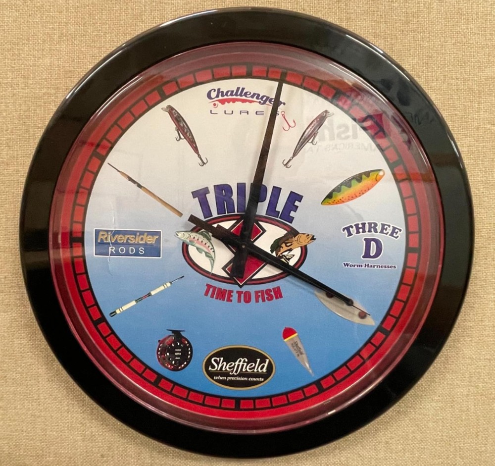 Triple S Fishing Clock - PLEASE READ DESCRIPTION