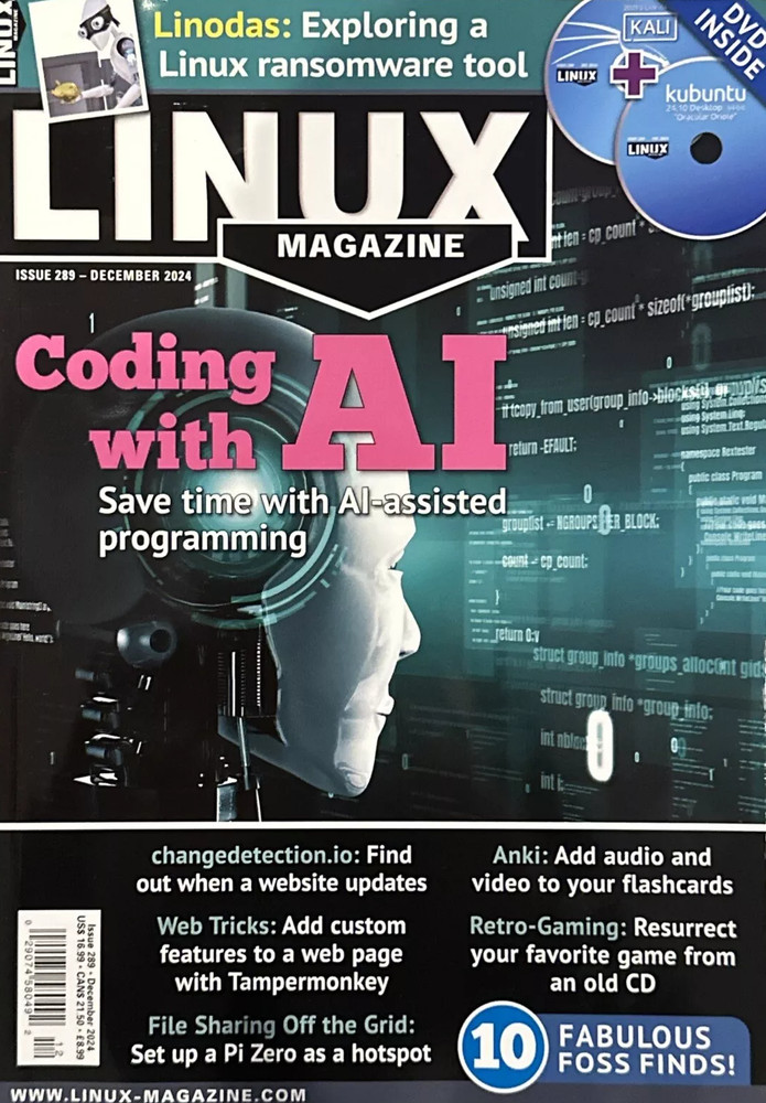 LINUX MAGAZINE | DEC 2024 #289 | CODING WITH AI