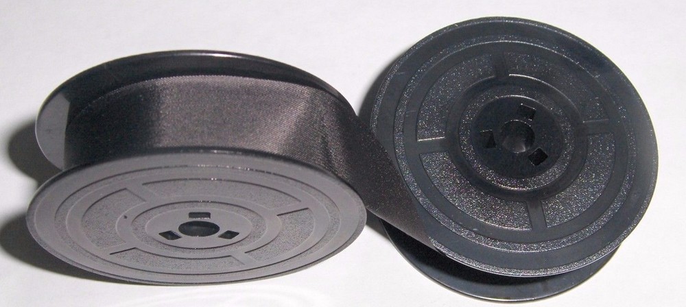 Sears 52982 Typewriter Ribbon Solid Black Ink Original Sears Spool