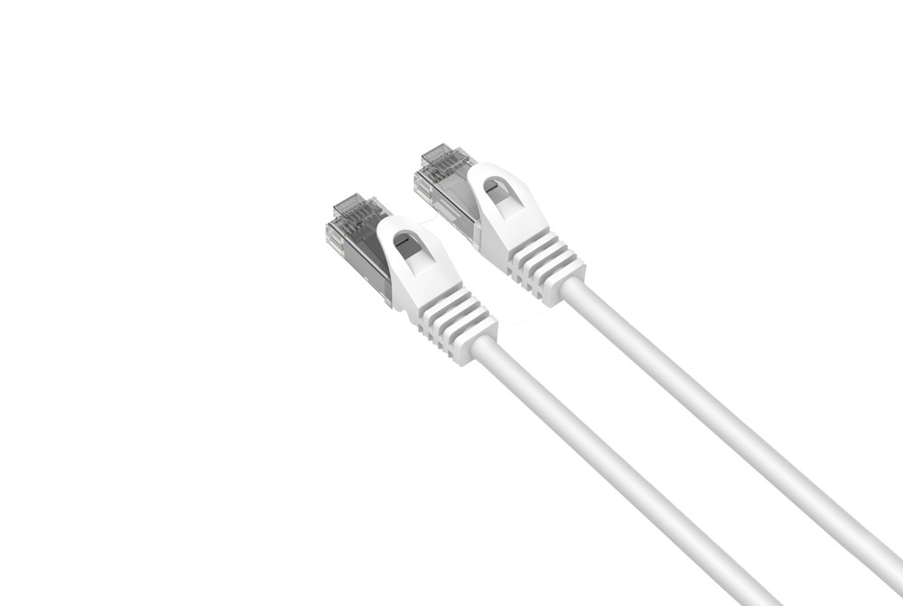 CAT6 Slim Ethernet Patch Cable White 3FT 25 PACK