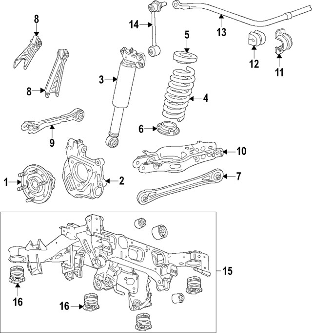 Genuine GM Knuckle 85016343
