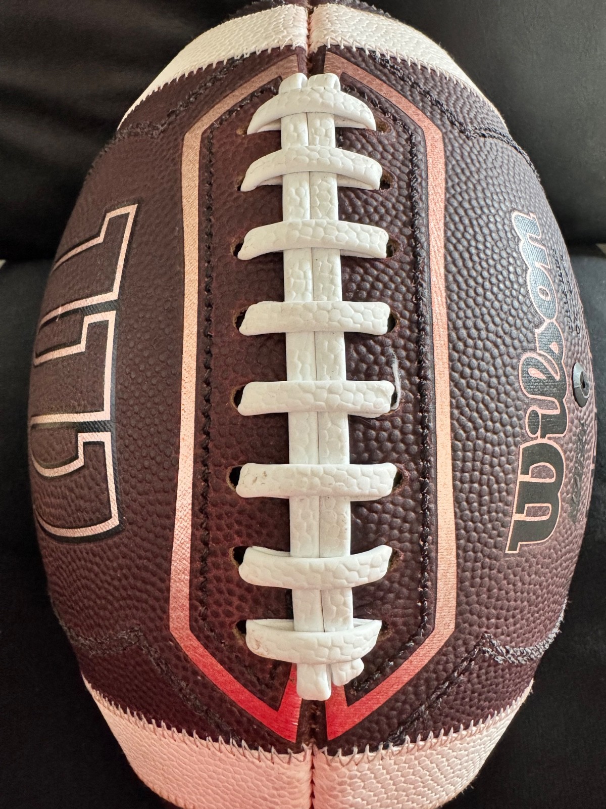 Wilson Omega Official Game Football - Leather Brand New NCAA NFHS