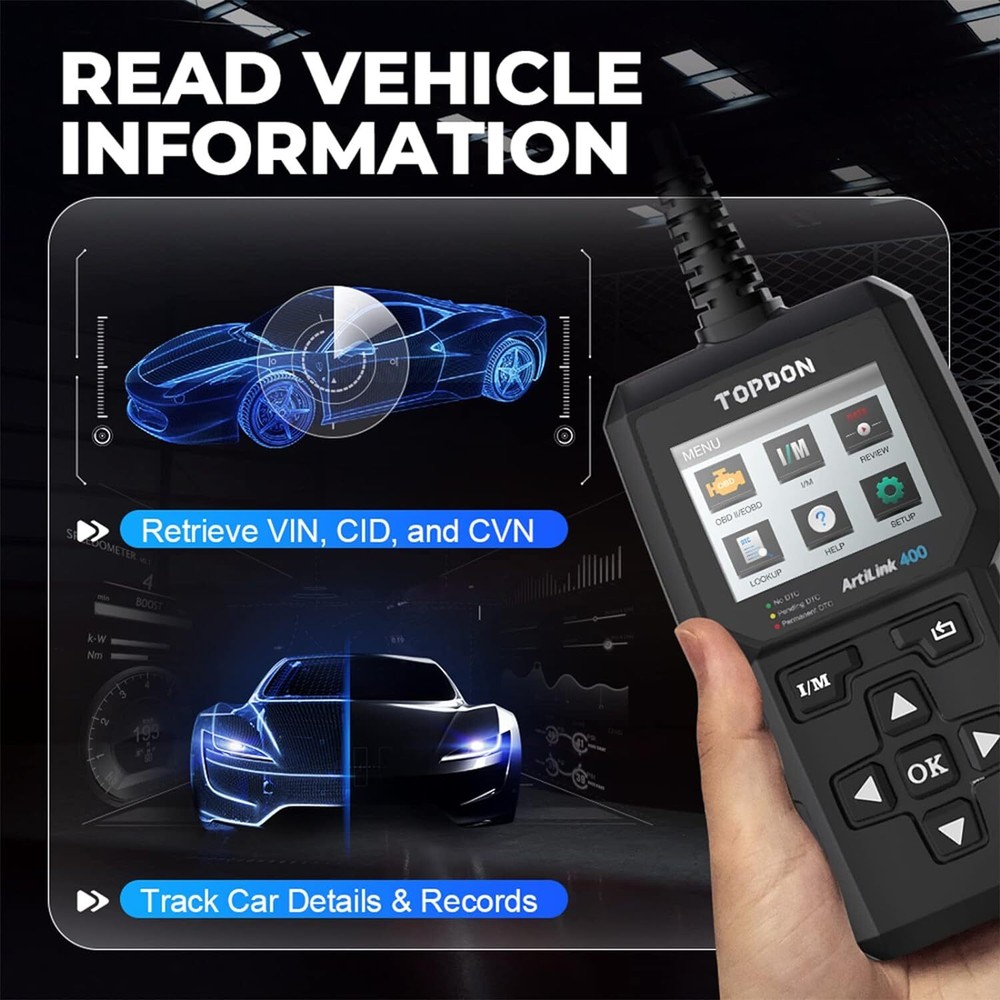 2025 TOPDON ArtiLink 400 Car Code Reader Check Engine Fault