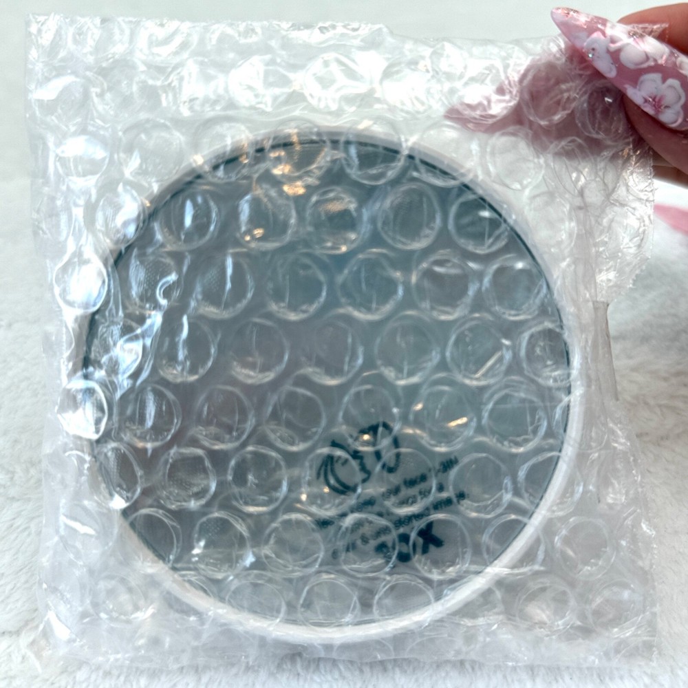 3.5" Round 10x Make-up Mirror w/Suction Cups