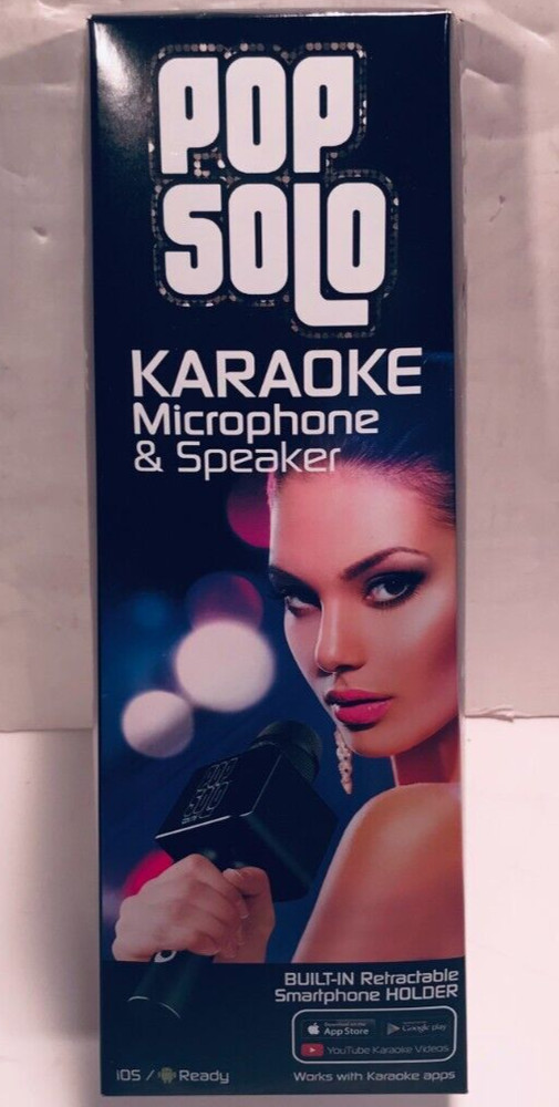 Pop Solo Karaoke Microphone & Speaker