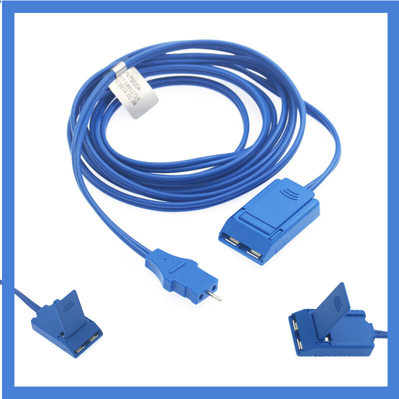 2Pc Medical Cable High Frequency Negative/Bipolar connecting Wire Negative Plate