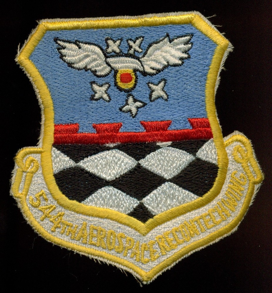 USAF 544th Aerospace Reconnaissance Technical Wing Patch S-12