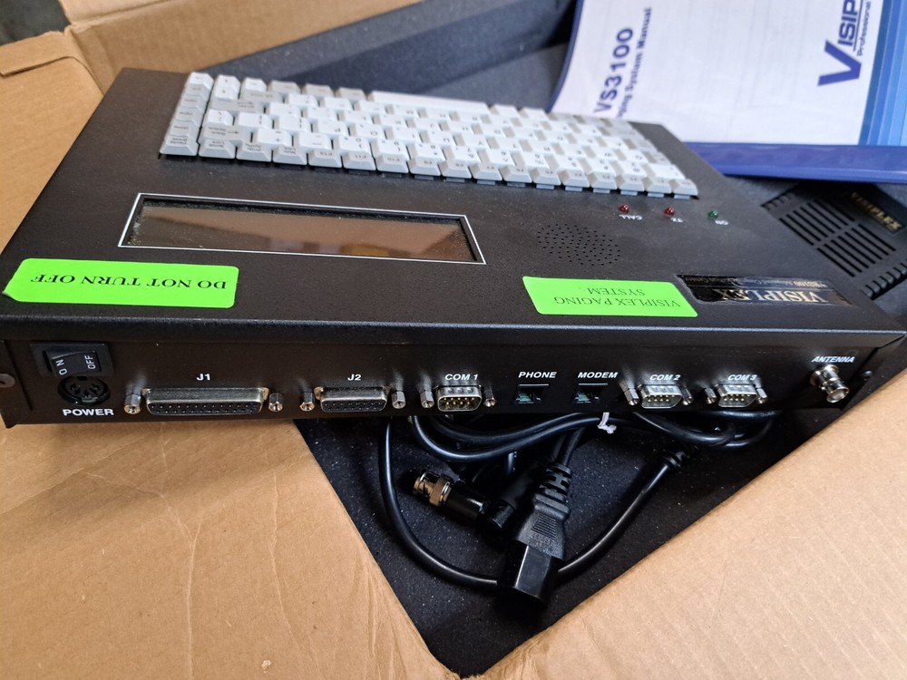 Visiplex VS3100 Wireless Paging System, New Old Stock, Instruction Book,
