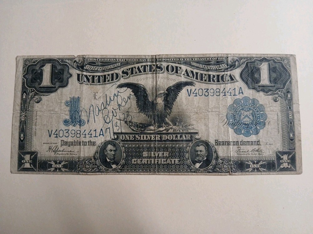 1899 E  $1 Silver Certificate ("Black Eagle")
