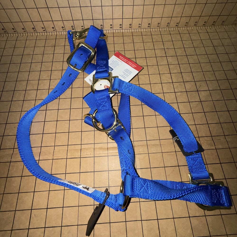 Weaver Basic Adj Halter w/Snap Size Small Blue Color
