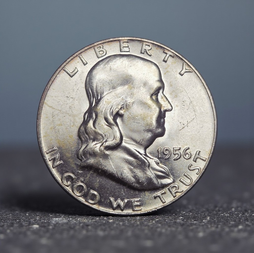 1956-P Franklin Half Dollar 90% Silver