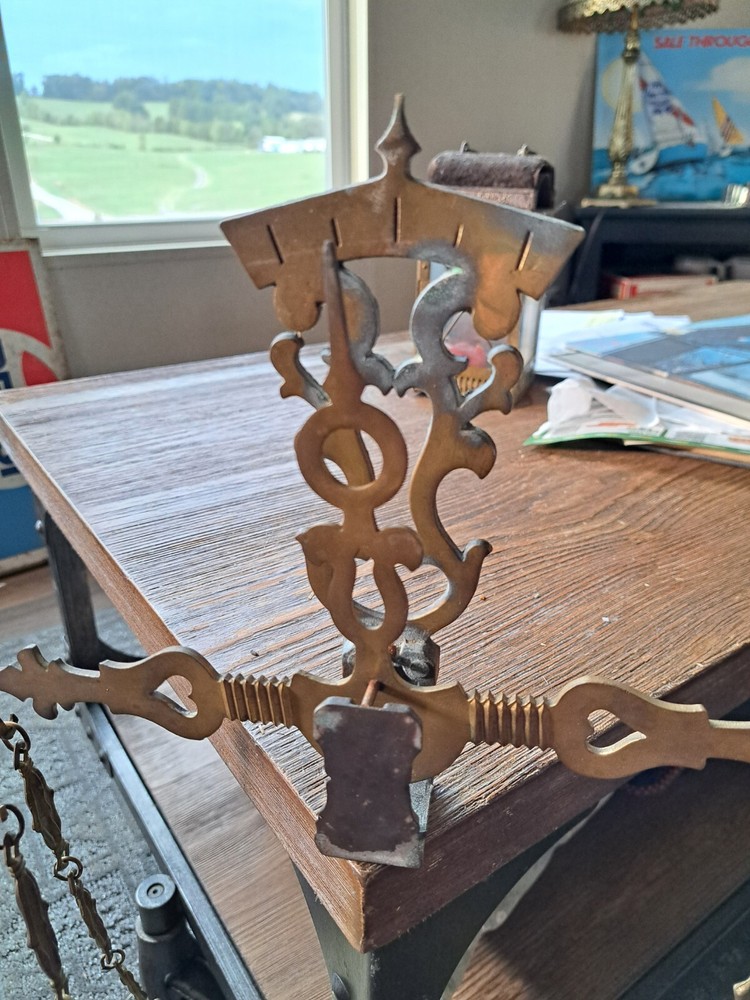 Vintage Brass Scale top . Missing Bottom..