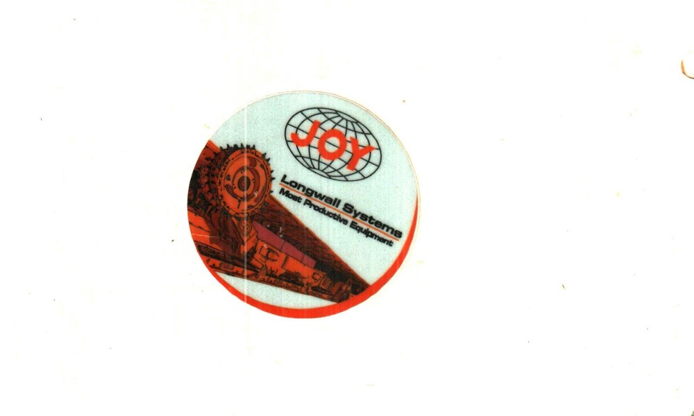 1  NICE  JOY  COAL MINING STICKERS # 4
