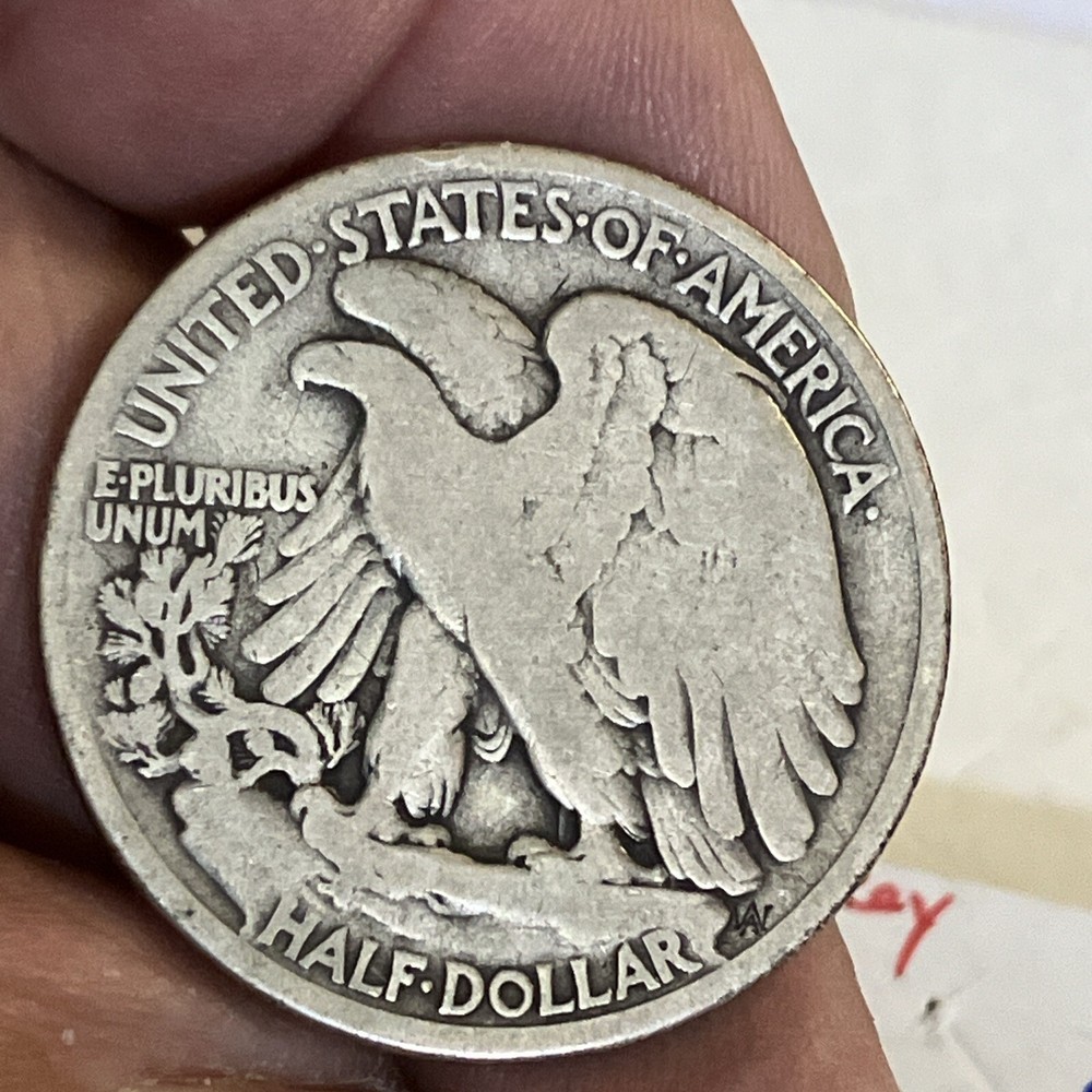 1916-d Obv Walking Liberty Half Dollar