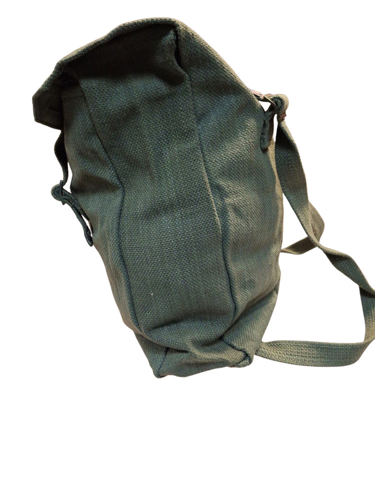 Canvas Haversack bag in olive green