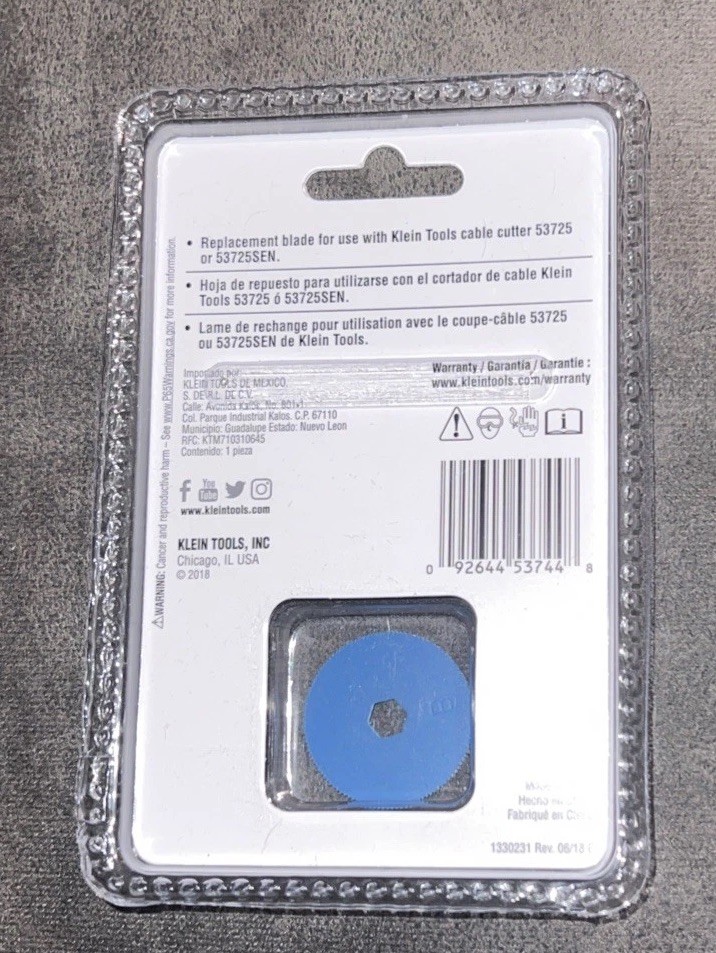 Klein Tools Bx Cutter Replacement Blade 53726SEN