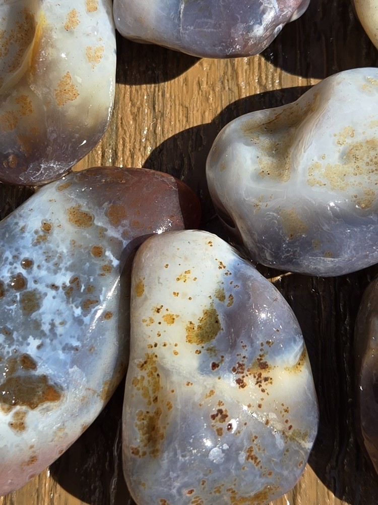 Botswana Agate Selects - UNDERNEATH - Rough, Natural, Not Polished A+ Grade