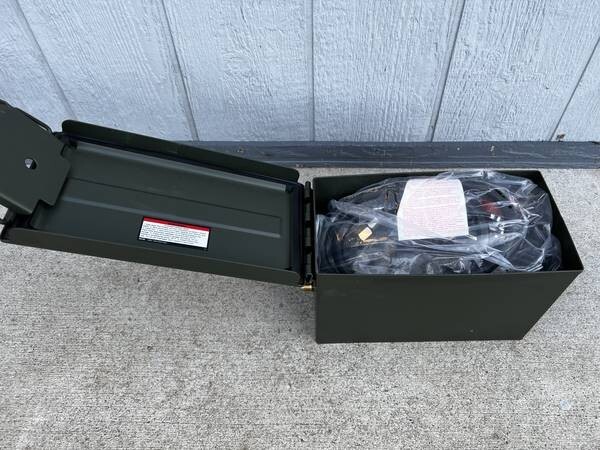 Portable Propane Fire Pit AMMO FIREBOX INCLUDES 1LB BOTTLE ADAPTOR