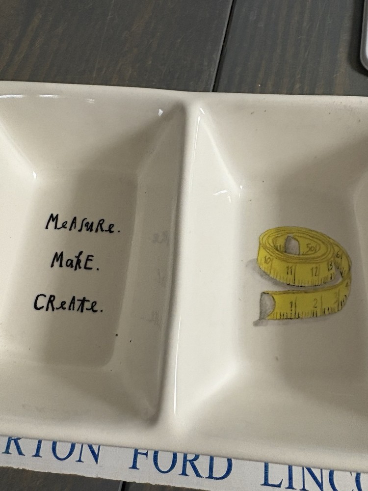 Rae Dunn 2 Section Sewing Caddy