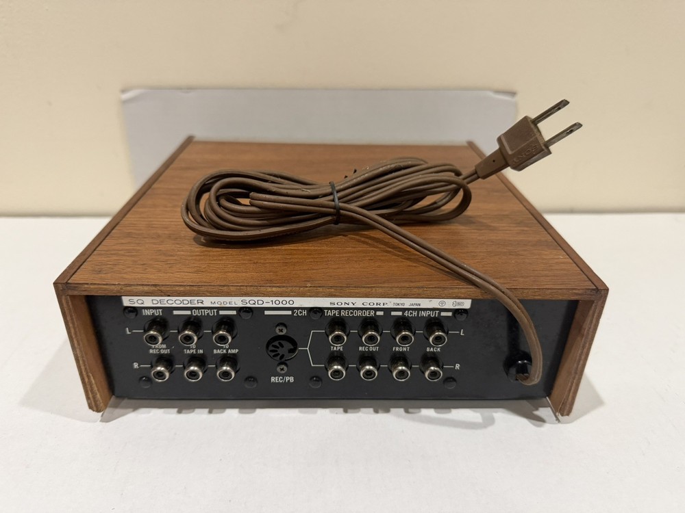 Vintage SONY SQ Quadrophonic DECODER Model SQD 1000