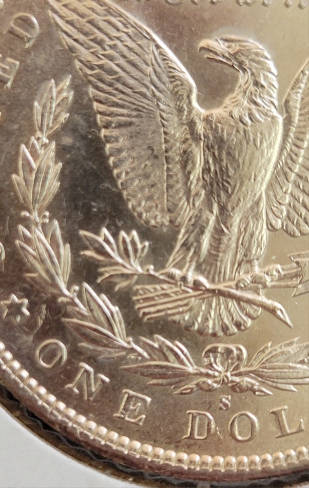 1890 S Morgan Silver Dollar UNC