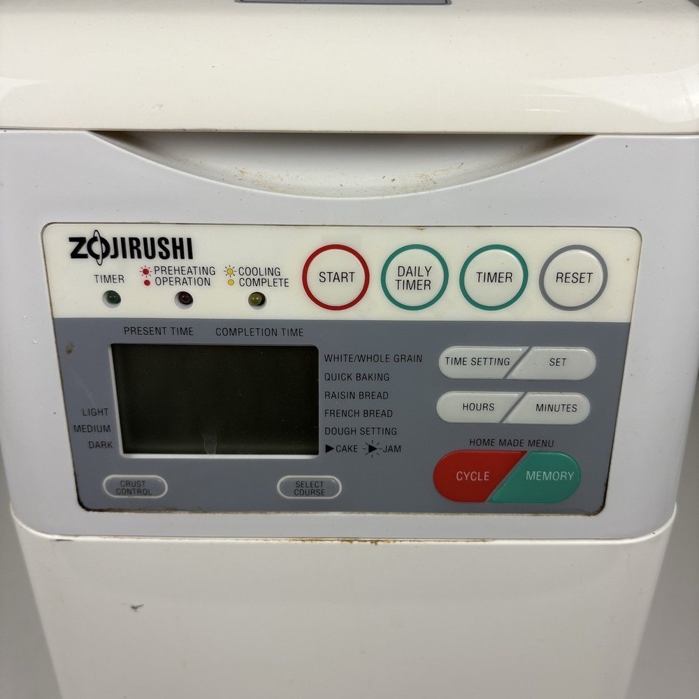 Zojirushi Bread Maker BBCC-S15A Automatic Home Bakery Machine Tested Works
