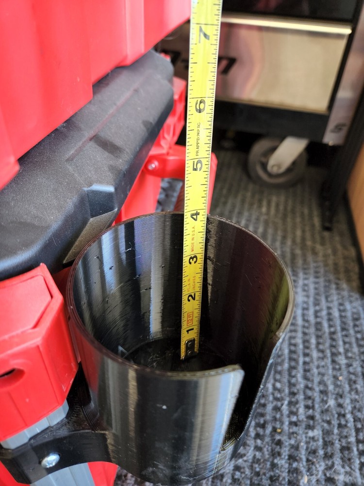 i3DShop Milwaukee Packout Cup Holder Mount LEFT SIDE