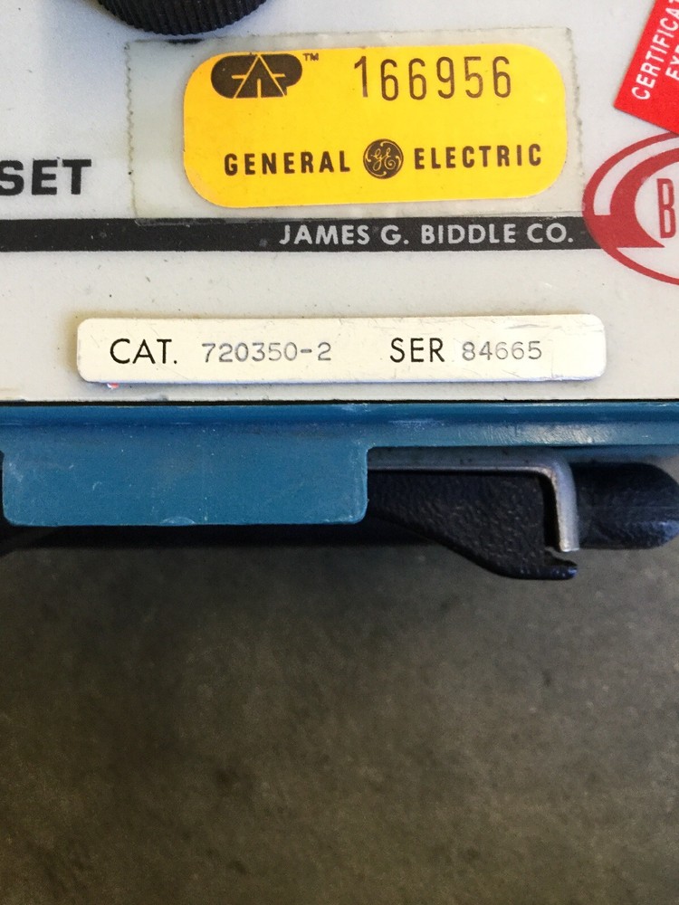 BIDDLE VERSA-CAL CALIBRATOR CAT NO 720350-2