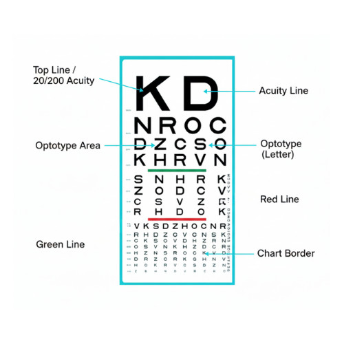 Armed Forces Eye Test Chart | Vision Screening Wall Chart