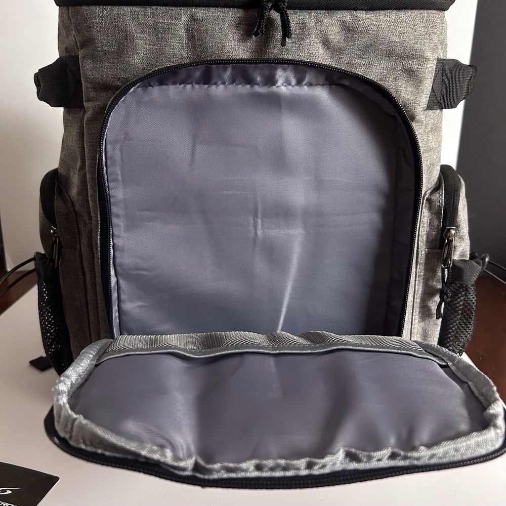 Maelstrom Backpack Cooler Gray Soft Lightweight 35 Can Insulated
