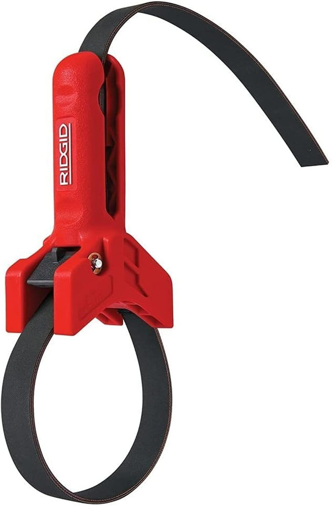 42478 STRAPLOCK Pipe Handle 7" Strap Wrench, Red