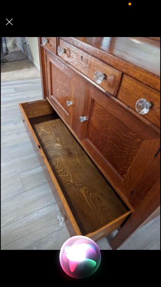 sideboard, oak, large, antique 