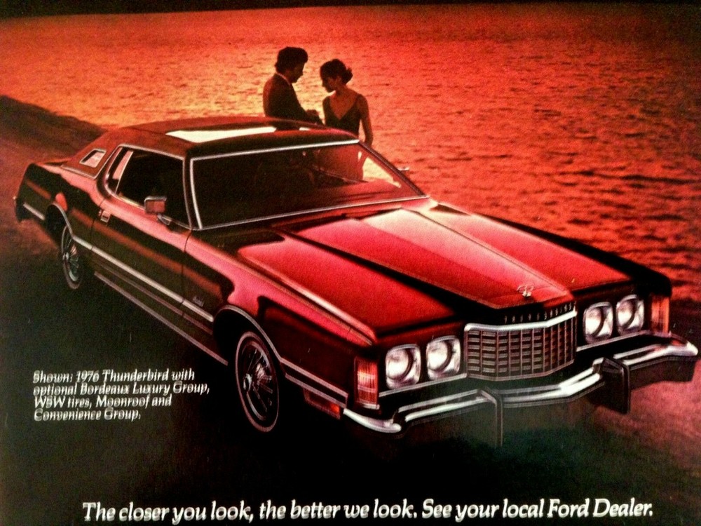 1976 Ford Thunderbird Print Ad
