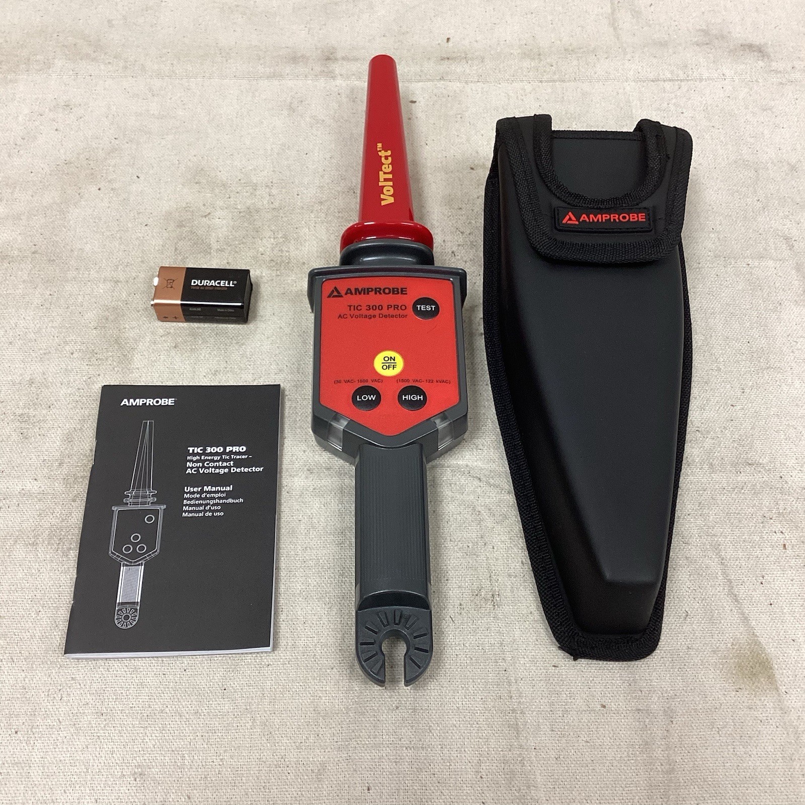 AMPROBE TIC 300 PRO High Voltage Detector 50-60Hz 122kV 125°F