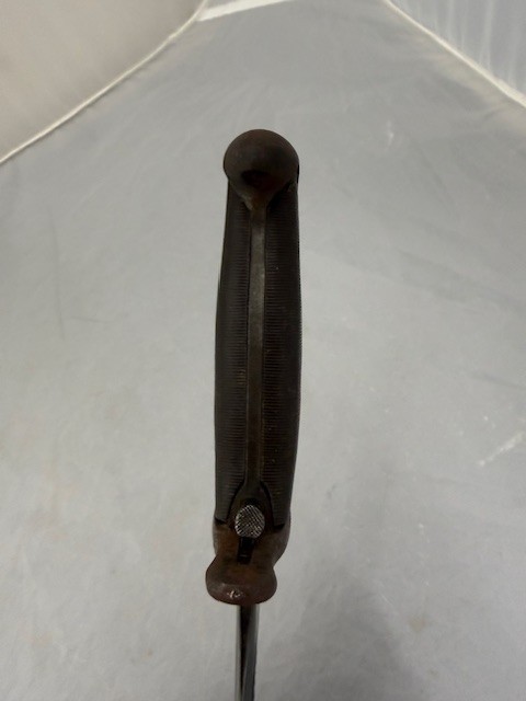 WW2 Original AFH U.S. Flaming Bomb 1943 M1 GARAND 10” BAYONET and SCABBARD