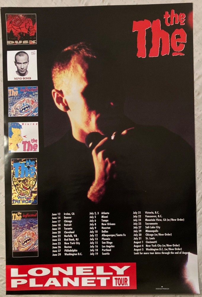 The The 1993 Promo Tour Poster Dusk Album Catalog Johnny Marr Matt Johnson M