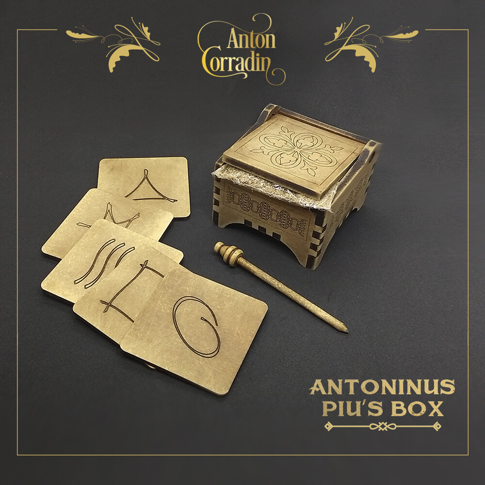 Magic Trick, Mentalism , Piu,s Box by Anton Corradin