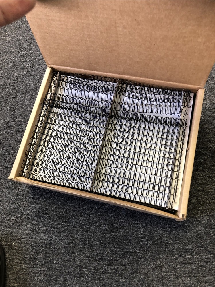 GBC WireBind Binding Spines 3/8 Black 100 Pack - Binding Spines
