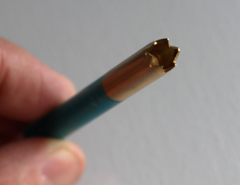 3" Brass Bat-One Hitter Pipe-Grinder Tip-Designed for 4" Dugouts