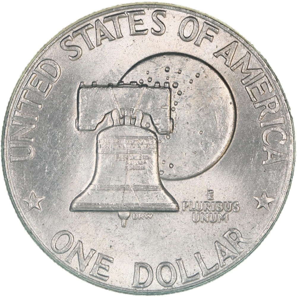 1976 D Eisenhower Bicentennial Dollar Type 2 AU Ike