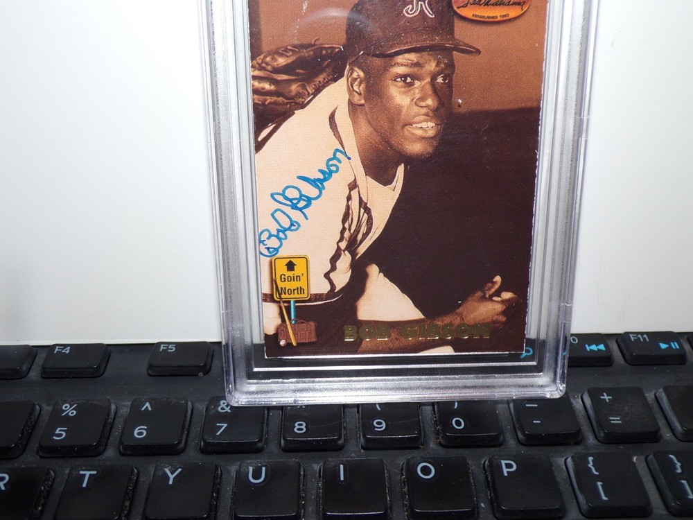 Bob Gibson 1993 Ted Williams #142 Auto BGS Authentic