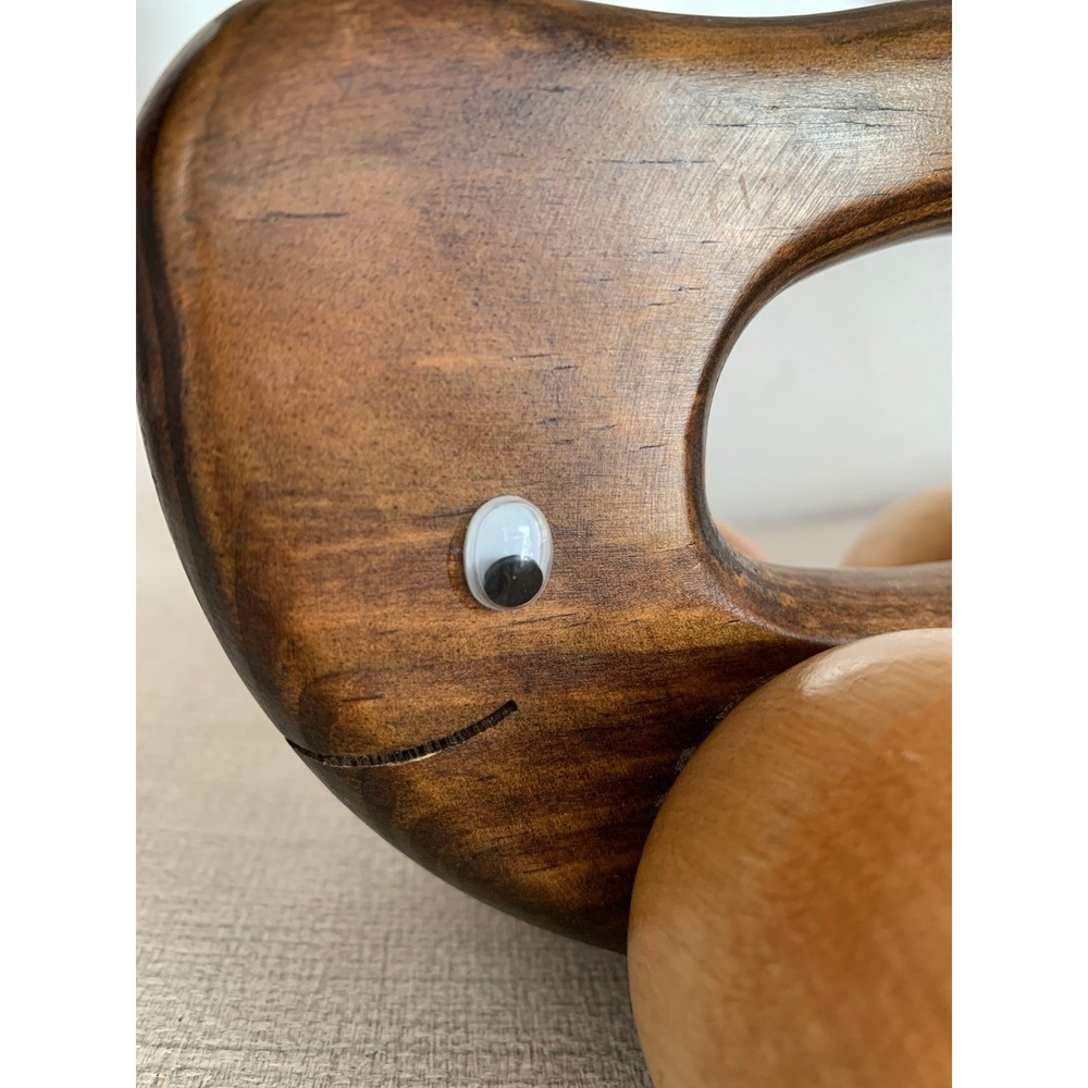 Vintage CWS wood push toy