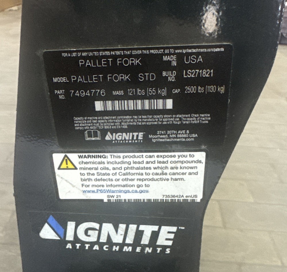 2.5K Standard Forklift Frame