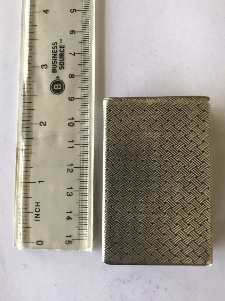 Russian Silver 84 Match Striker Box. marked 1874