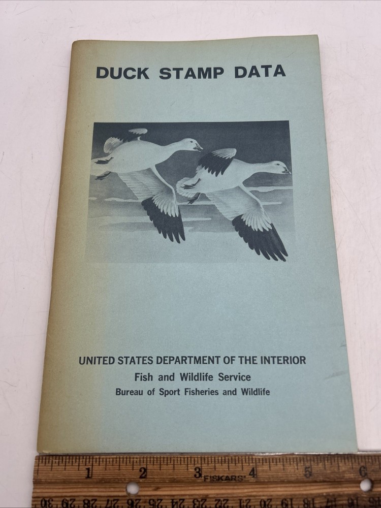 Duck Stamp Data Booklet  - US Department of Interior Revised 1969 Snow Geese