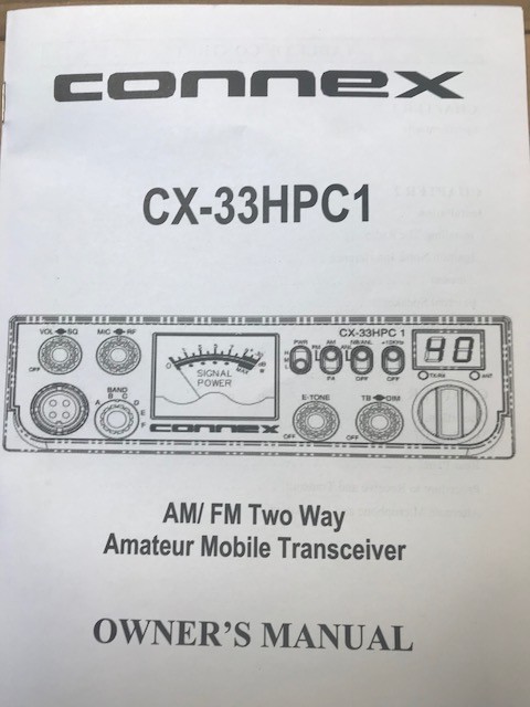 Connex CX33HPC1 Compact 10 Meter Radio with Echo