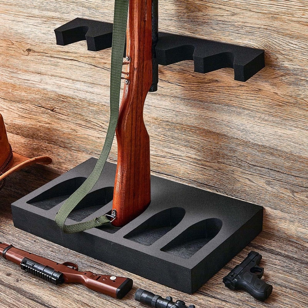 Geelin 2 Set Foam Gun Rack Safe Accessory Universal brown