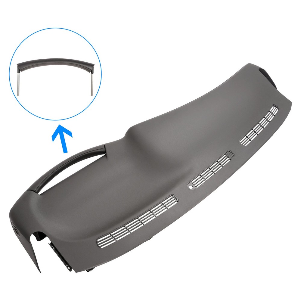 Replacement Molded Dash Cover Cap Board For 99-06 Silverado Sierra Tahoe Gray
