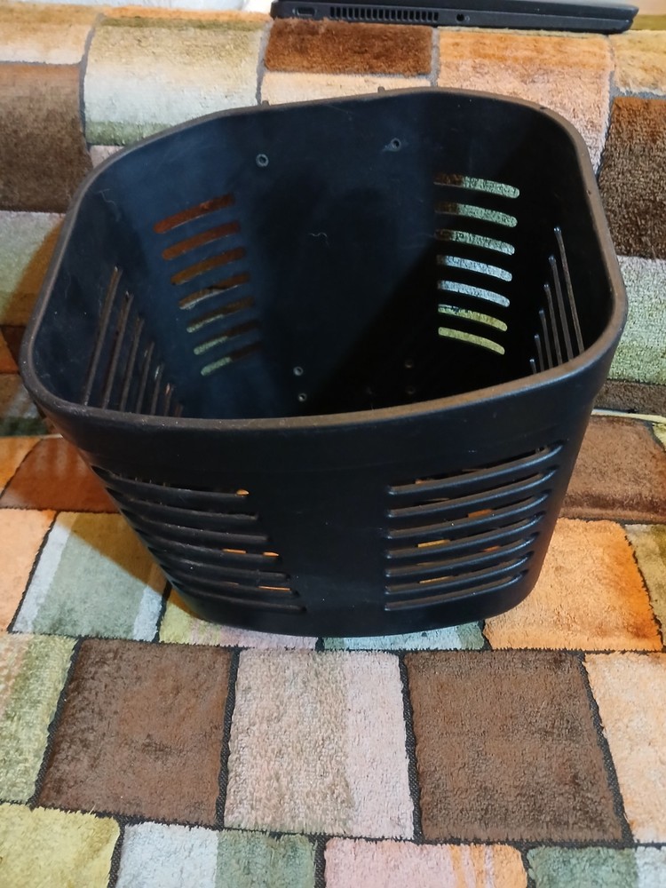 Front Scooter Black Storage Basket