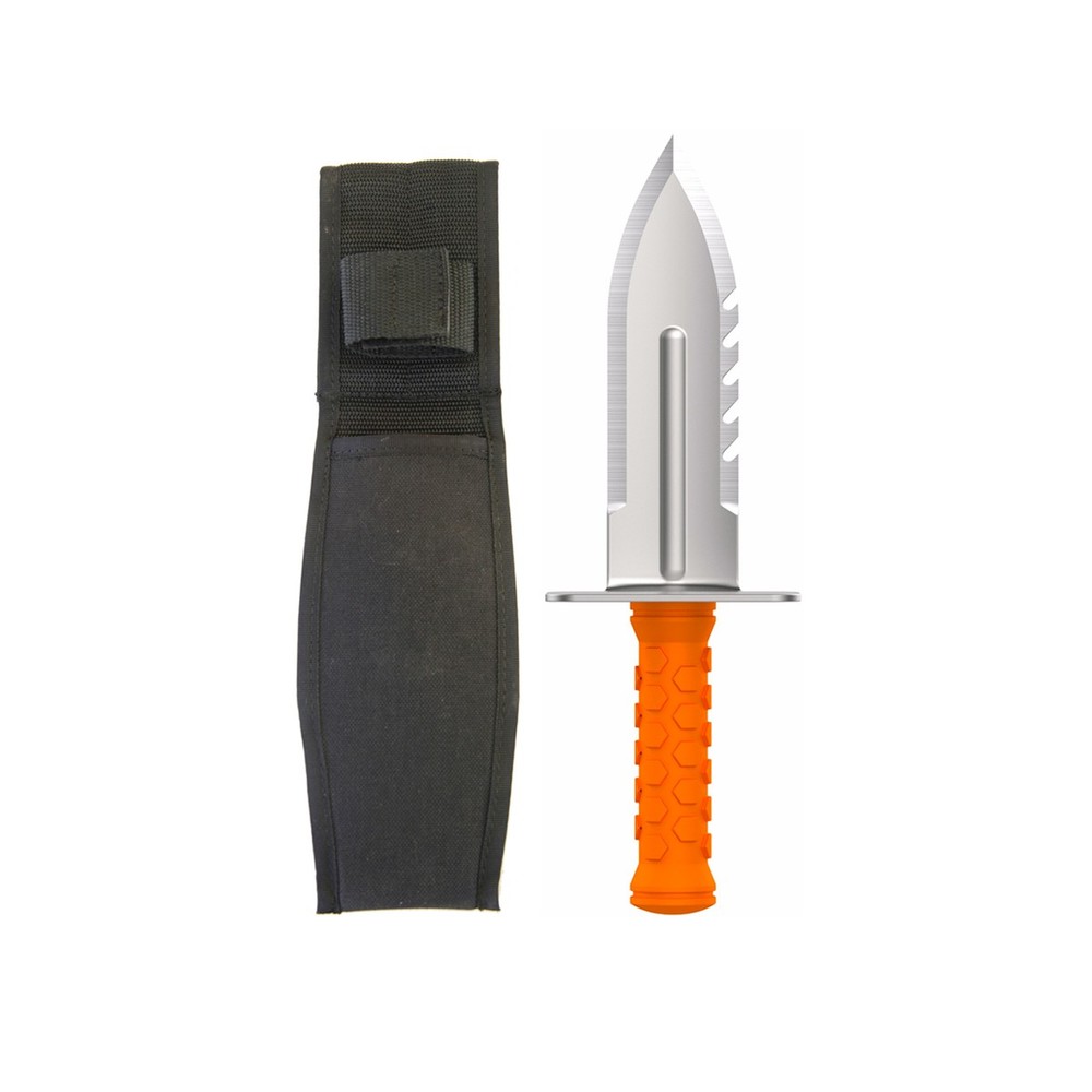 The Leather Barn Brown Leather Sheath Right & Quest Diamond Right Tool